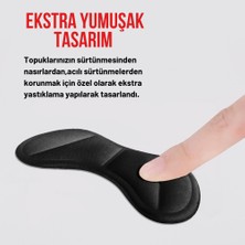 Black Deer T30 Ayakkabı Topuk Vurma Önleyici ve Daraltma Pedi Ayakkabı Topuk Koruyucu Aparat 2 Çift