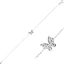 Sirius Pırlanta Pırlanta Taşlı Kelebek Bileklik 0414B0004