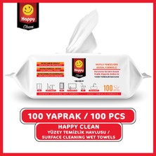 Happy Clean Yüzey Temizleme Havlusu 100 Lü