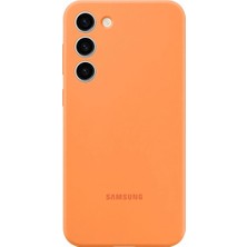 Samsung Galaxy S23 Plus Silikon Kılıf - Turuncu