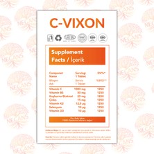 Negans C-Vixon 20 Tablet – Vitamin C, Vitamin B5, Selenyum, Çinko İçeren Multivitamin Gıda Takviyesi