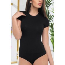 Malabadi 138 Kadın Modal Kısa Kol Usa & Bisiklet Yaka Çıtçıtlı Body & Bodysuit Listeye Geri Dön