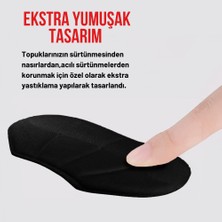 Black Deer T40 Ayakkabı Topuk Vurma Önleyici ve Daraltma Pedi Ayakkabı Topuk Koruyucu Aparat 2 Çift