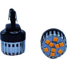 Space T20 Dekoratif LED Ampul Tek Duy Canbuslı Turuncu 12V 4W / LAAM948-1