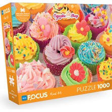 Blue Focus 1000 Parça Puzzle - Cupcake Shop