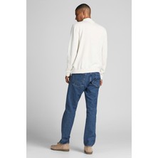 Feminist Beyaz Jack&jones Yarım Balıkçı Yaka Erkek Kazak 77724K12190170.15
