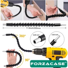 Forzacase Esnek Bükülebilir Spiral Tornavida Matkap Ucu Snake Bit - FC234