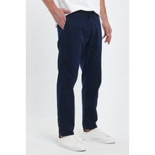 TheSeason Erkek Lacivert Renk Beli Lastikli Kaliteli Rahat Kesim Jogger Pantolon