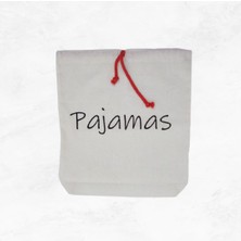 Moy Bag Baskılı Pamuk Kese Pijama Kirli Iç Çamaşırı Çanta Bavul Düzenleyici Seyahat Organizer-2’li Set