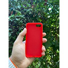 Meri Case Apple iPhone 7 ve 8 Uyumlu Logolu Içi Kadife Lansman Kılıf Arka Kapak