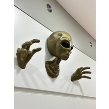 KemX3D Alien Uzaylı Duvar Dekorasyonu Veya Kulaklık Tutucu
