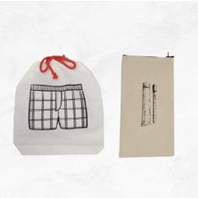 Moy Bag Gabardin Diş Macun Fırça Su Geçirmez Astarlı Boxer Bavul Düzenleyici Seyahat Organizer-2’li Set