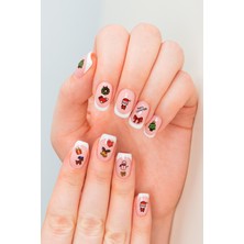 BP Tattoo Merry Christmas Nail Art Kadın Sticker Tırnak Dövmesi