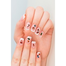 BP Tattoo Santa Noel Baba Tırnak Sticker Nail Art Yılbaşı