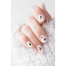 BP Tattoo Yılbaşı Kar Küresi Nail Art Kadın Sticker Tırnak Süsleme