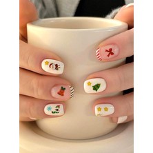 BP Tattoo Noel Yılbaşı Ağacı Tırnak Sticker Nail Art