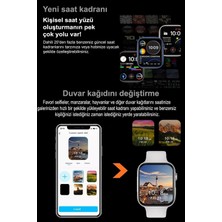 Prepare Watch 7 Serisi Uyumlu Sesli Arama Bildirim Asistan Özellikli Yetişkin Akıllı Saat Rose Kasa Beyaz Kordon Android & Ios Uyumlu