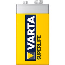 Varta Superlıfe Çinko 9 Volt Pil (12Lİ Paket )