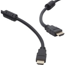 XML Dünyası Powermaster Plastik Düz Siyah 15 Metre Poşetli HDMI Kablo