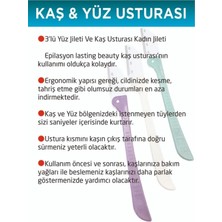 Lasting Beauty Kaş Usturası 3'lü Yüz Jileti Bıyık Alma Kaş Usturası Epilasyon Kaş Ustra Kaş Jileti Bıyık Jileti