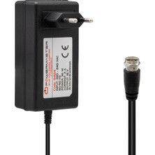 XML Dünyası Powermaster 18 Volt- 2 Amper F Konnektörlü Uydu Santral Adaptörü