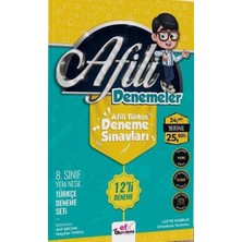 8.sınıf Afili Denemeler  Afili Türkçe Deneme Sınavları  12'li Deneme