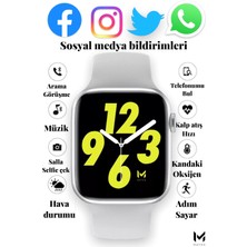 Mateo Akıllı Saat Nabız ve Tansiyon Ölçer Arama Özelikli Çift Tuş Aktif T500I Son Sürüm Ios/androıd Uymlu