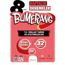 8.sınıf Bumerang 32 Haftalık T.c. Inkılap Tarihi ve Atatürkçülük Denemeleri