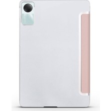 Case 4u Xiaomi Redmi Pad Se 11" Smart Cover Katlanabilir Standlı Tablet Akıllı Kapak Rose Gold