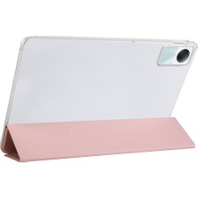 Case 4u Xiaomi Redmi Pad Se 11" Smart Cover Katlanabilir Standlı Tablet Akıllı Kapak Rose Gold