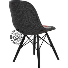 Kozza Home Patchwork Icon Sandalye Siyah