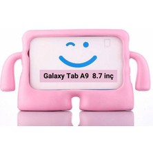 Fuchsia Galaxy Tab A9 8.7 Inç Uyumlu Fuchsia Ibuy Standlı Çocuk Tablet Kılıfı