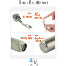 Vagonlife Tkk 900 ml Çelik Termos Çift Kullanım Pipetli/rahat Içim -12/24 Sıcak-Soğuk- Yalıtım -TKK2025900ML