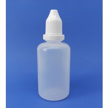 Demet Home Boş Plastik Şişe 50 ml Likit Kolonya Mürekkep Çok Amaçlı Şişesi 100'lü