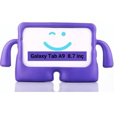 Fuchsia Galaxy Tab A9 8.7 Inç Uyumlu Fuchsia Ibuy Standlı Çocuk Tablet Kılıfı