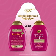 ogx kirilma karşiti keratin oil sülfatsiz şampuan 385 ml x2 adet