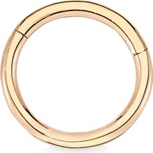 Altın Sepeti Rose Altın 13 mm Halka Piercing