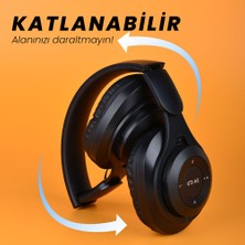 FUJİMAX M6 Plus Ayarlanabilir ve Katlanabilir Kulak Üstü Bluetooth Kulaklık