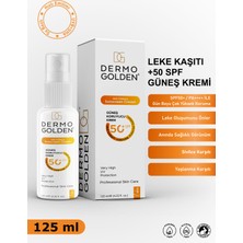 Dermo Golden Güneş Kremi Yüksek Koruma Aydınlatıcı Ton Eşitleyici +50SPF 125ML