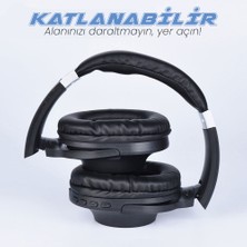 FUJİMAX BT850 Ayarlanabilir ve Katlanabilir 90 Derece Dönebilen Kulak Üstü Bluetooth Kulaklık