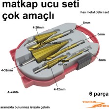 Yıldırım Nalbur Çok Amaçlı Matkap Ucu Set Hss 6 Parça Metal Delme Ucu