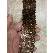 Gönülden Tasarım 24X2 cm Payetli Lastik Dikiş Aksesuarı Kol Lastik Bel Lastik