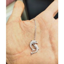 Oriental Kuyumculuk Jewellery Sıçrayan Ikili Gümüş Yunus Kolye