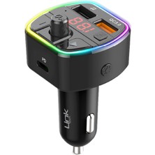 Linktech GP14 38W Pd + Qc3.0 LED Ekranlı  Fm Transmitter