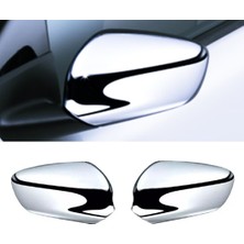 ZNZ Oto Aksesuar Peugeot 301 Krom Ayna Kapağı 2 Prç. 2012 ve Üzeri Paslanmaz Çelik