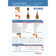 Element Atık Su Armut Tip Flatör 40° 3 Metre