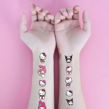 Mecit Tuhafiye Kuromi Hello Kitty Çocuk Genç Geçici Dövme
