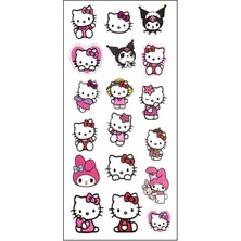 Mecit Tuhafiye Kuromi Hello Kitty Çocuk Genç Geçici Dövme