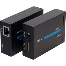 Ayt Powermaster PM-18232 Hdmı To Cat5 Cat6 60 Metre Uzatıcı Extender Uzatıcı Extender HDMI