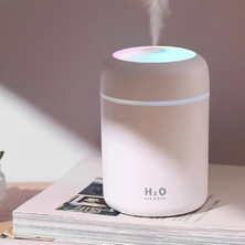 Jetcom H2O Humidifier 300 ml Ulrasonik Hava Nemlendirici Buhar Makinesi ve Aroma Difüzörü